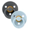 2-Pak Rund Sut Iron/Baby Blue (str 2)