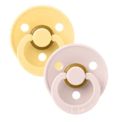 2-Pak Rund Sut Pale Butter/Petal (str 2)