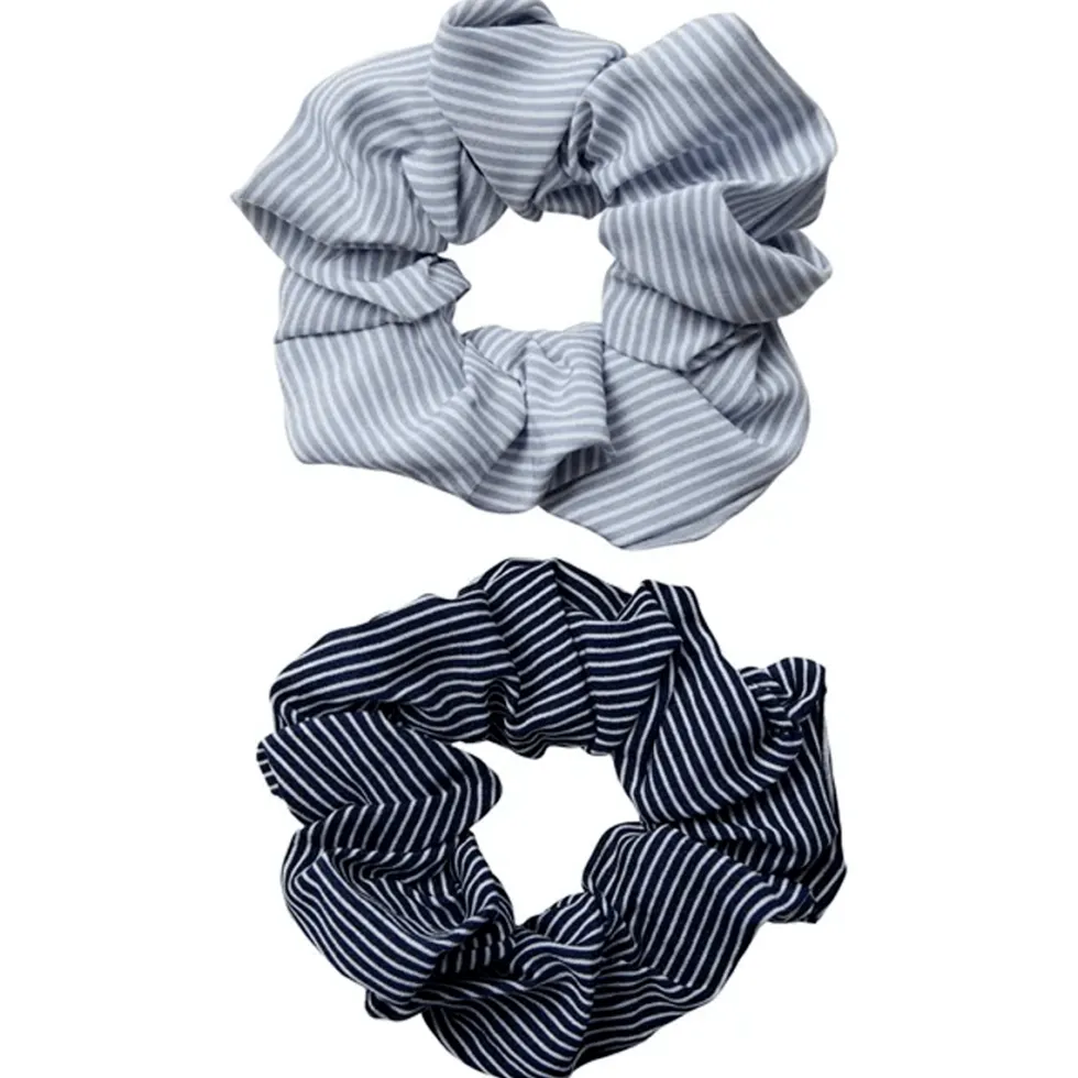 2-Pak Scrunchies Blå