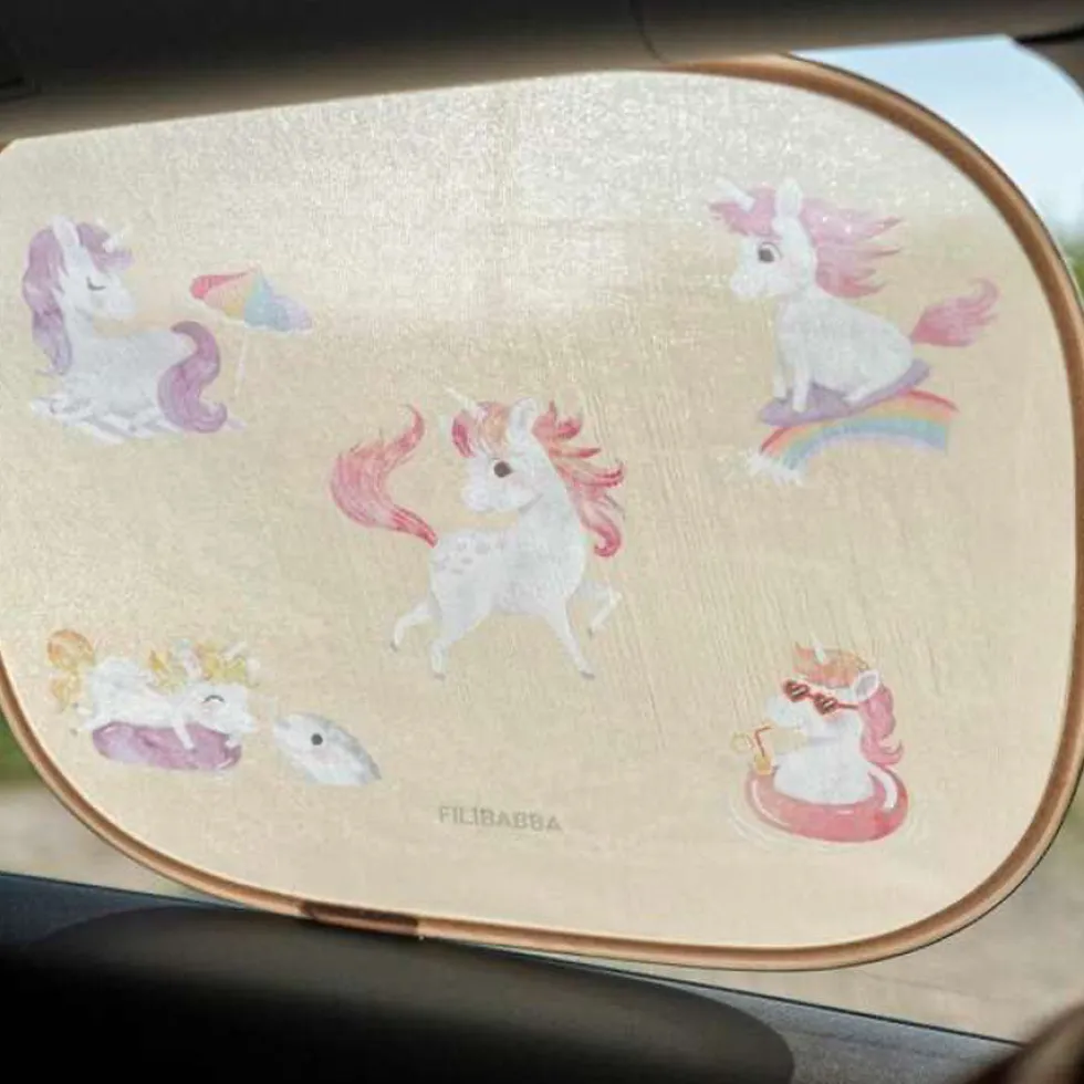 2-Pak Solskærme Til Bilen i Unicorn Shores