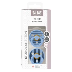 2-Pak Studio Line Sut Med Strib Sky Blue/Sky Blue (str 2)