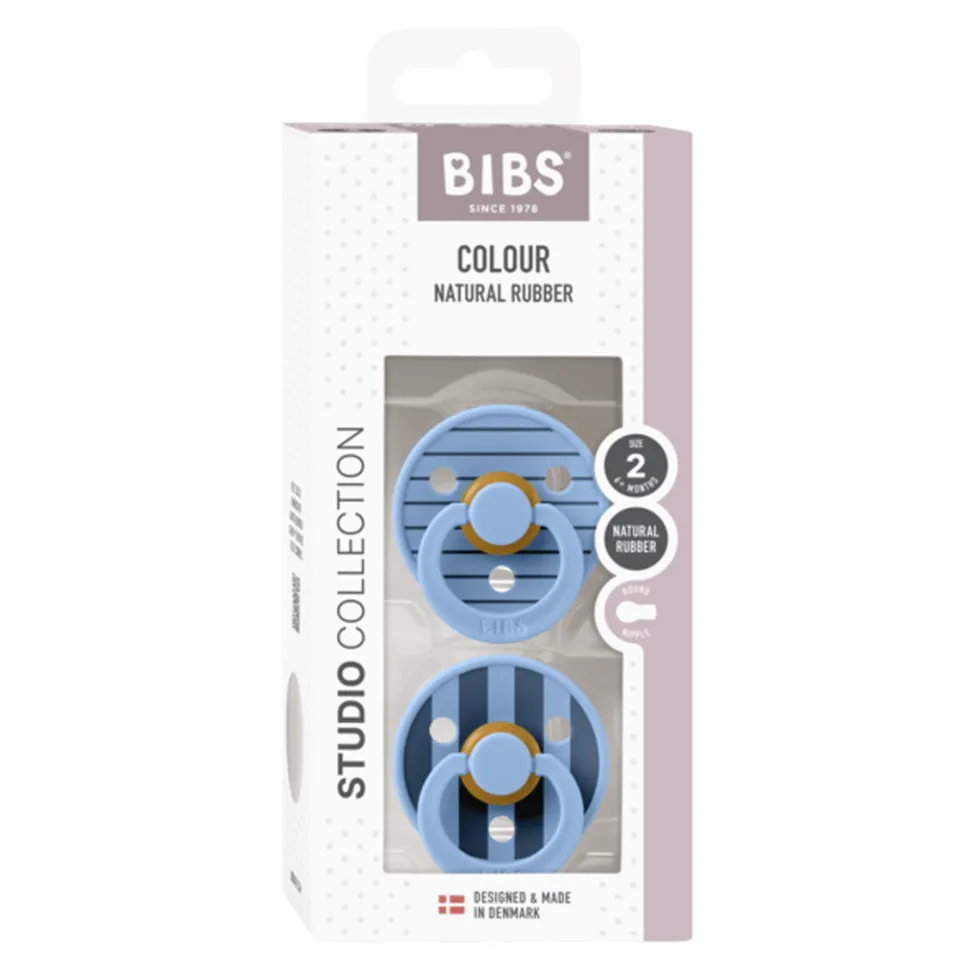 2-Pak Studio Line Sut Med Strib Sky Blue/Sky Blue (str 2)