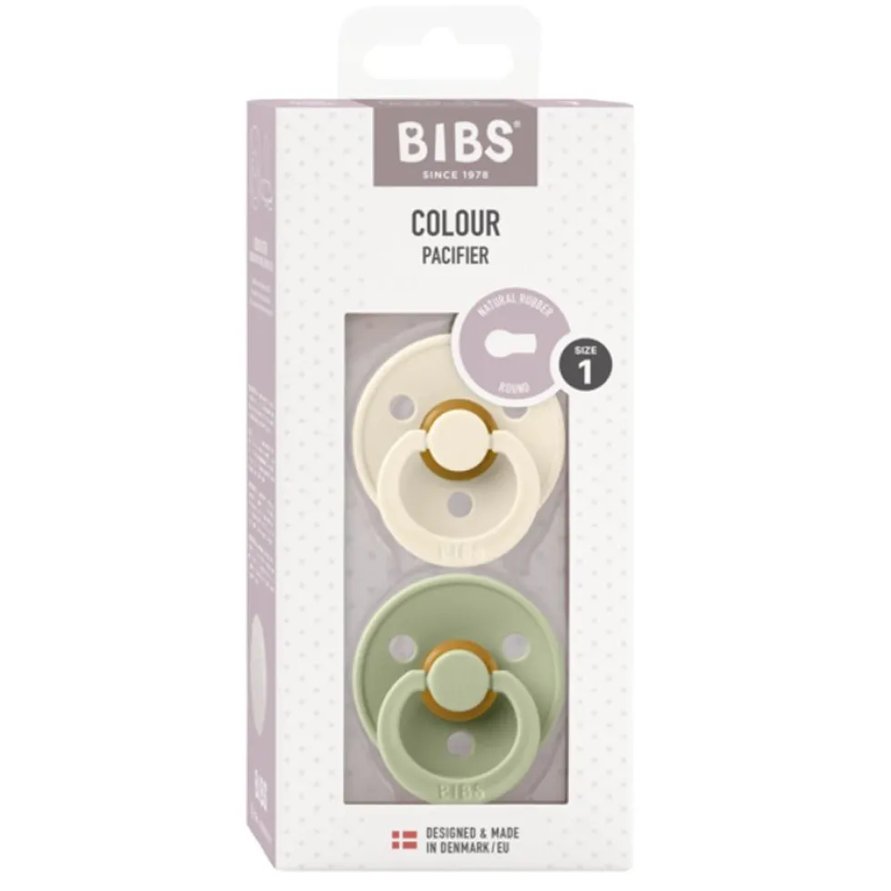 2-Pak Sut Colour Ivory / Sage (str 1)