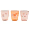 3-Pak Yummy Mini Glas Happy Clouds Papaya