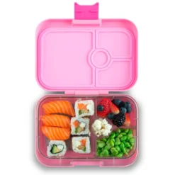 Panino Madkasse Med 4 Rum Power Pink Rainbow Tray