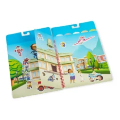 Paw Patrol genanvendelige klistermærker, adventure bay