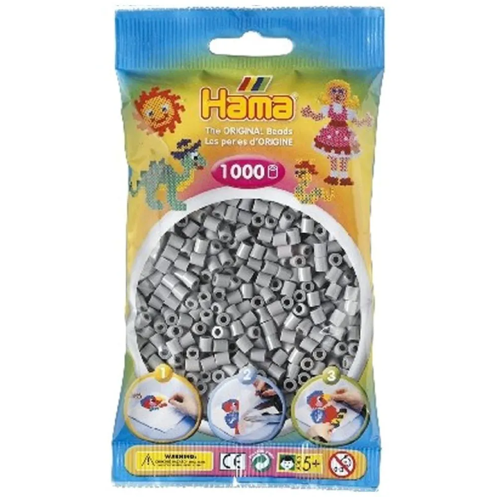 Perler Grå Frv 17 (1000 stk)