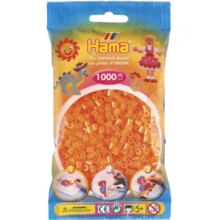 Perler Neon Orange Transparent Frv 38 (1000 stk)