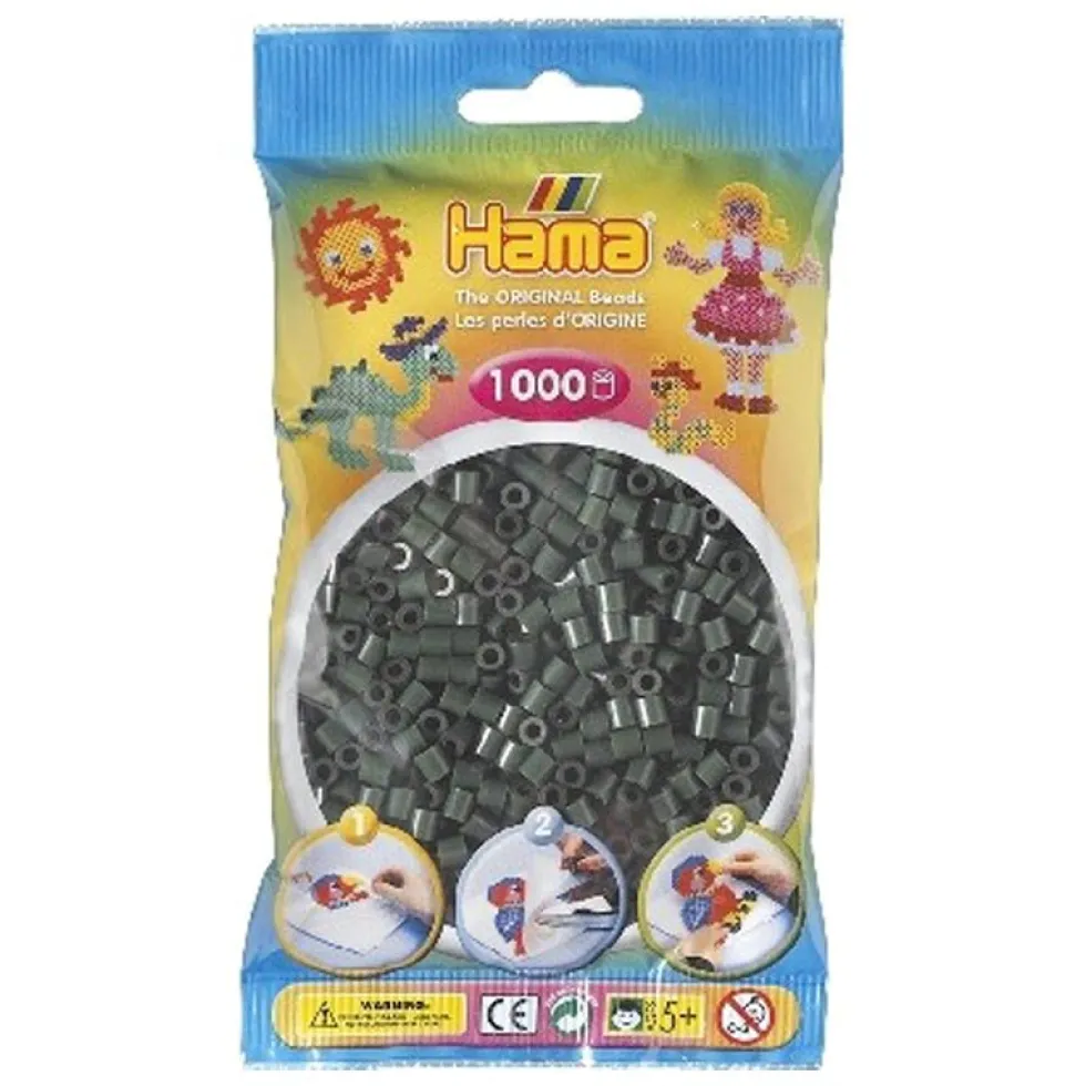 Perler Olivengrøn Frv 28 (1000 stk)