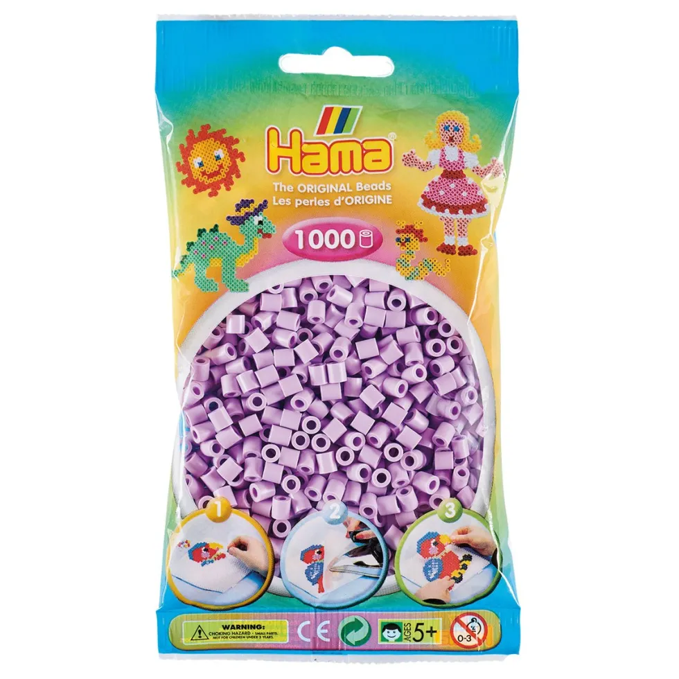 Perler Pastel Lilla Frv 96 (1000 stk)