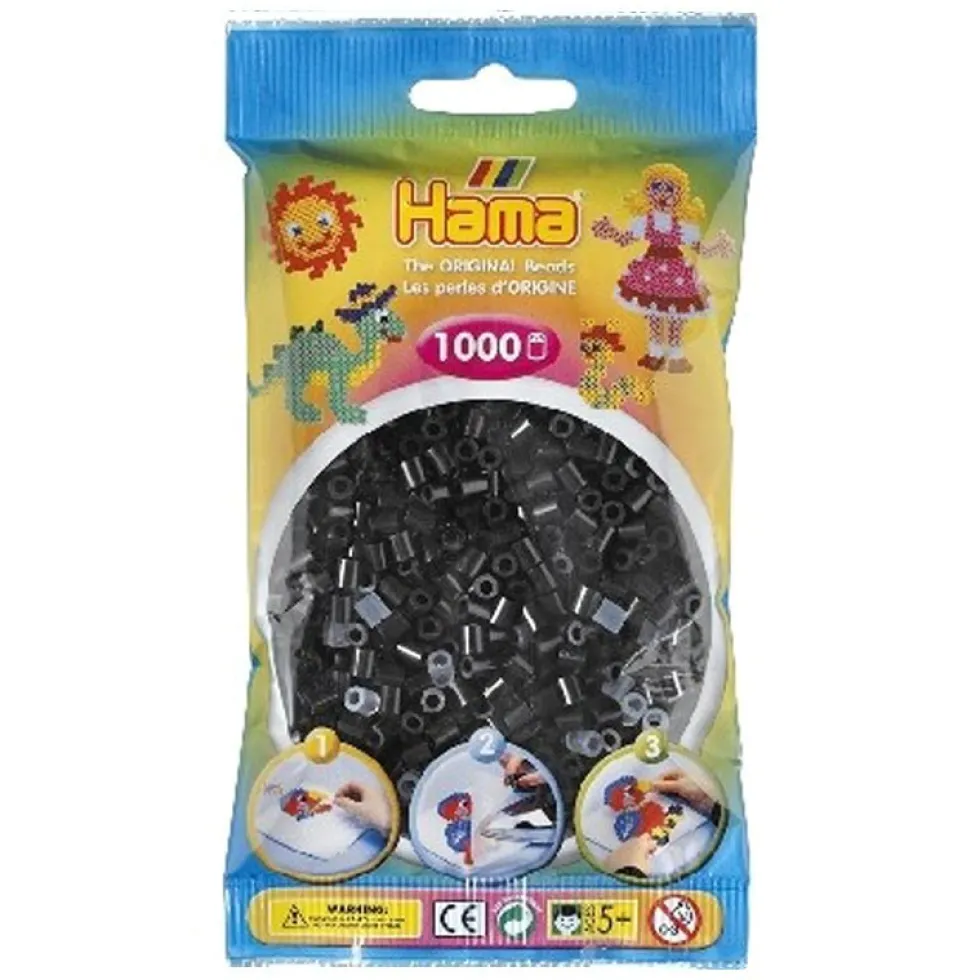 Perler Sort Frv 18 (1000 stk)