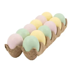 12 plastikæg til at male på, pastel