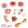 Plastperler med Hjerter