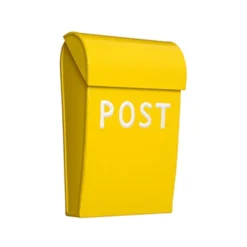 Postkasse Micro Gul