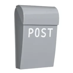 Postkasse Mini Lys Grå