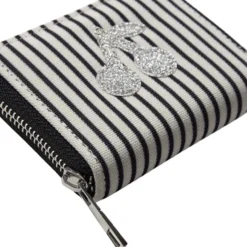 Pung White Black Striped