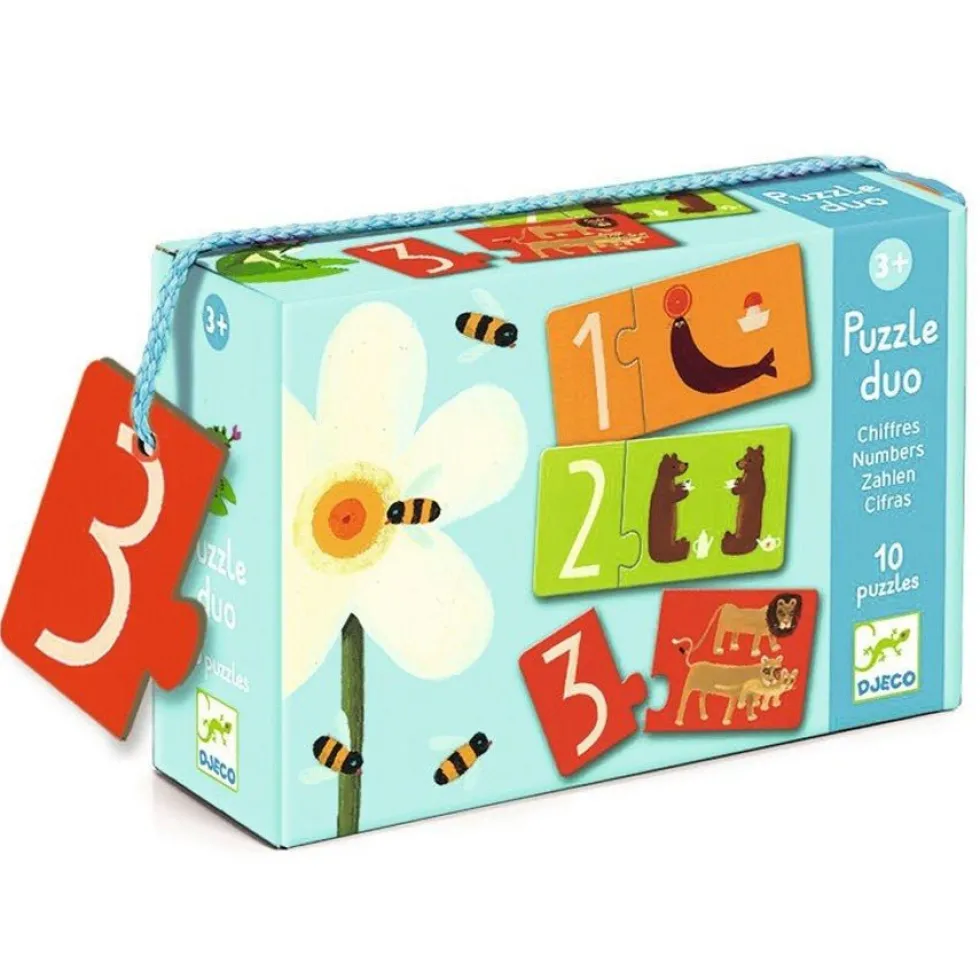 Puzzle Duo med Numre