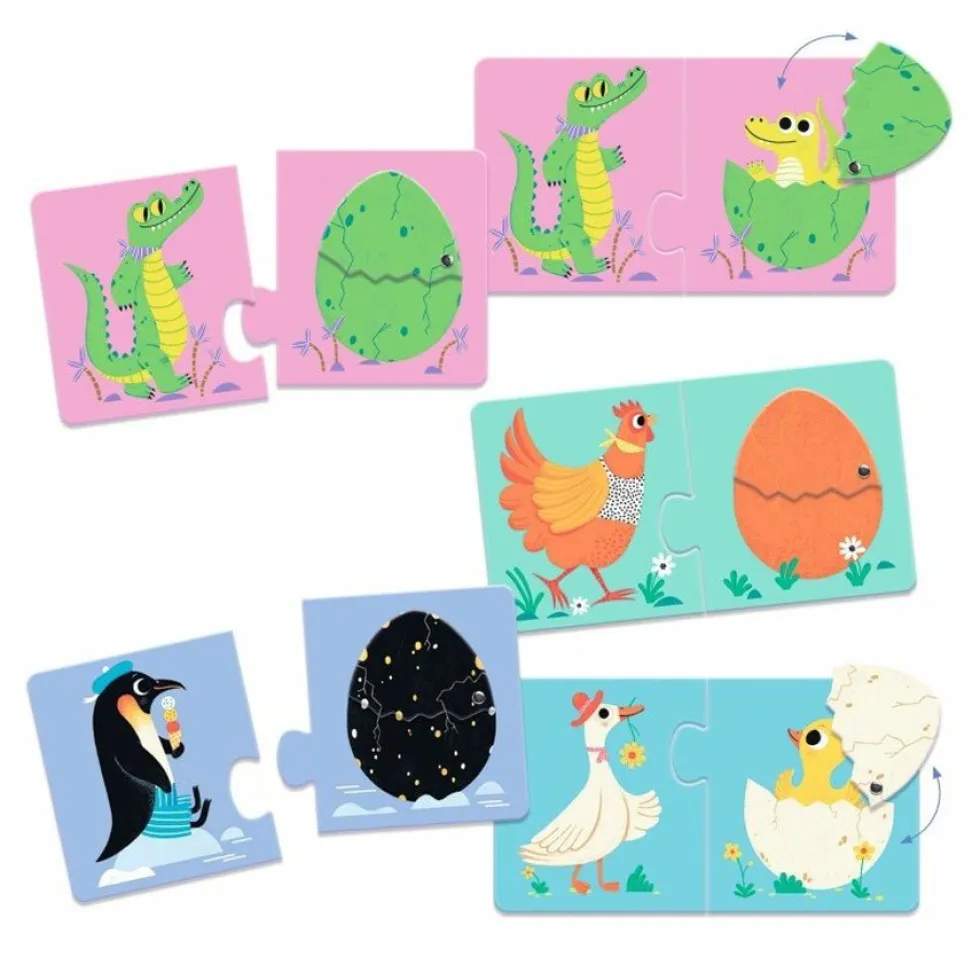 Puzzle Duo med Sjove Æg