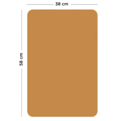 Rektangulær Magnetisk Tavle i Caramel (38 x 58 cm)
