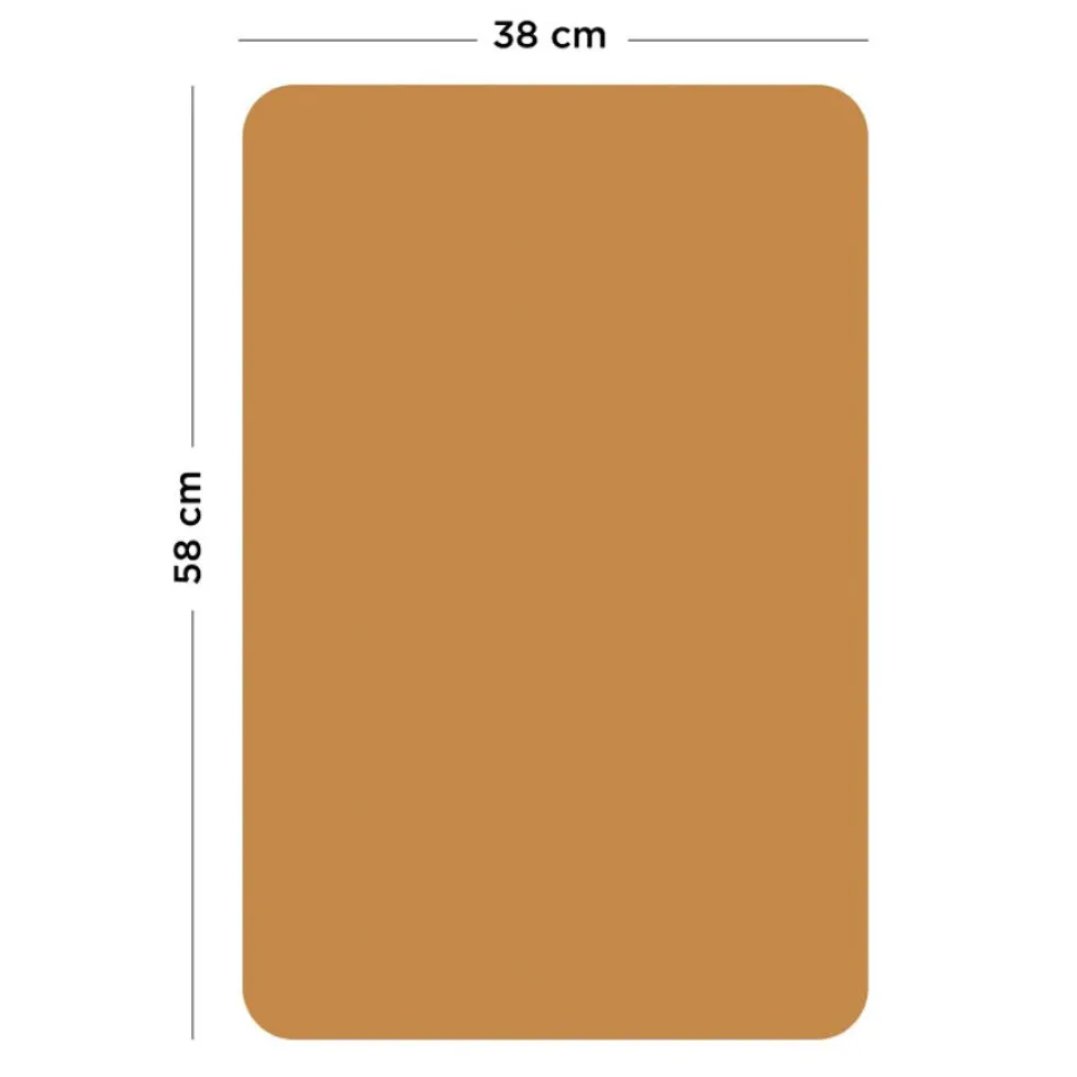 Rektangulær Magnetisk Tavle i Caramel (38 x 58 cm)