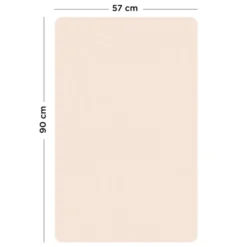 Rektangulær Magnetisk Tavle i Rosa Beige (57 x 90 cm)