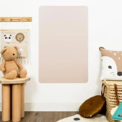 Rektangulær Magnetisk Tavle i Rosa Beige (57 x 90 cm)