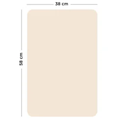 Rektangulær Magnetisk Tavle i Rosa Beige (38 x 58 cm)