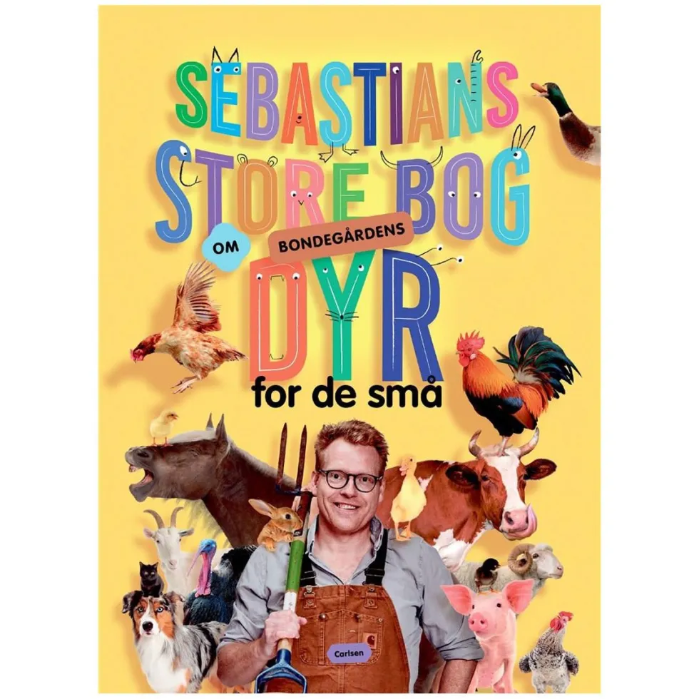 Sebastians store bog om bondegårdens dyr for de små