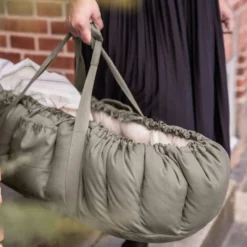 Sebra 3-i-1 babynest, dark olive