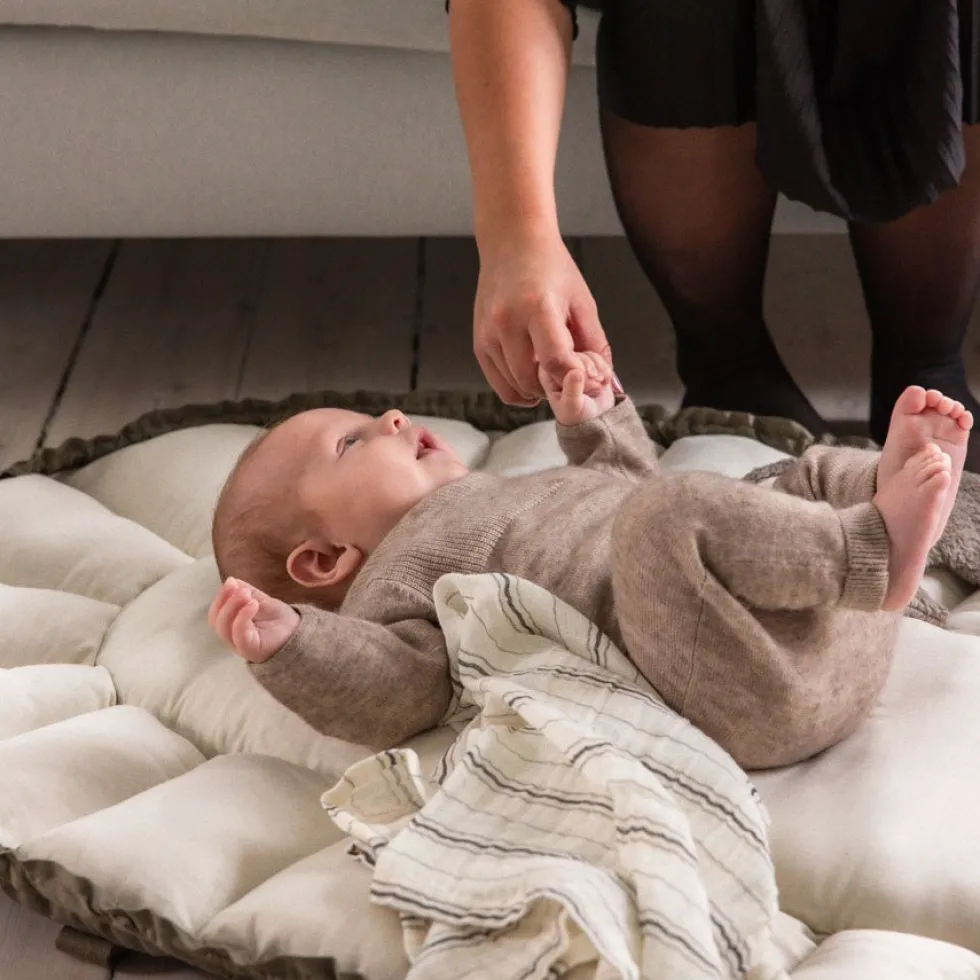 Sebra 3-i-1 babynest, dark olive