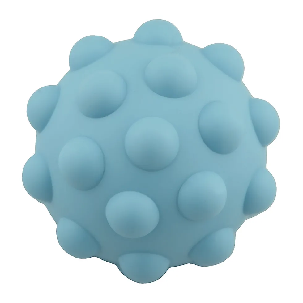 Sensory silikone fidget bold, babyblue