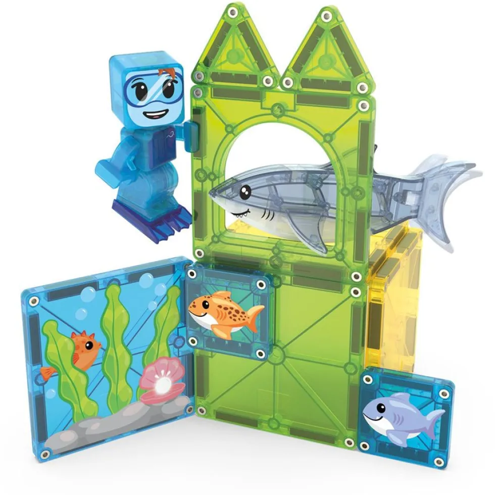 Shark Dive Magnetisk Byggesæt (13 dele)