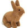 Siddende Kanin i Brun (20 cm)