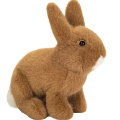 Siddende Kanin i Brun (20 cm)