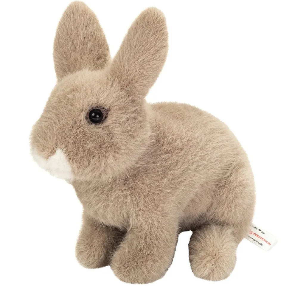 Siddende Kanin i Grå (20 cm)