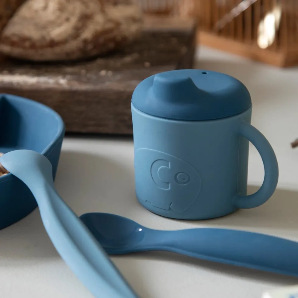 Silikonelåg Vintage Blue