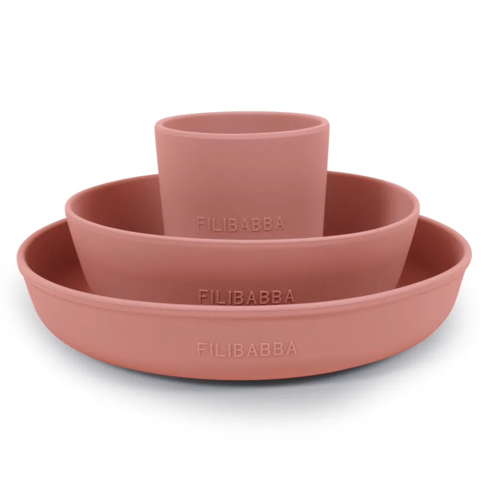 Silikone Spisesæt Rose