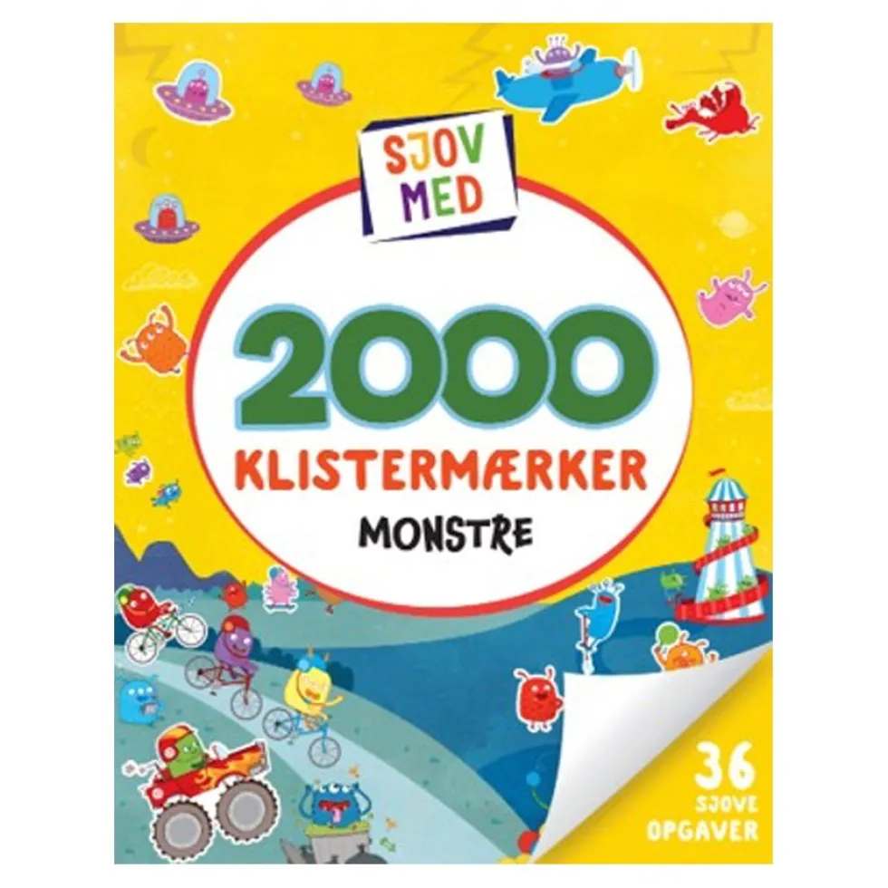 Sjov Med 2000 Klistermærker: Monstre