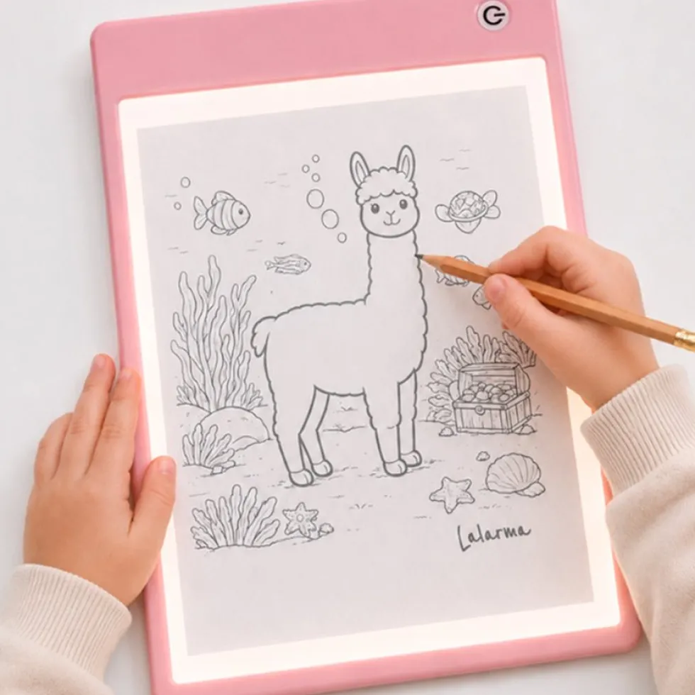 Sketch Lightpad Rose