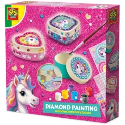 Smykkeskrin med Diamant Mosaik