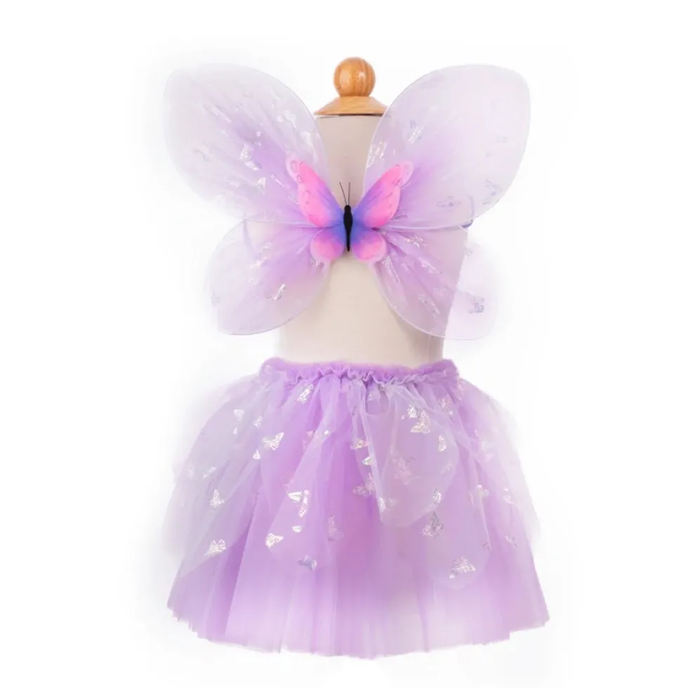 Sommerfuglevinger Og Skirt Lilla