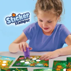 Stempel med Klistermærker med Jungledyr