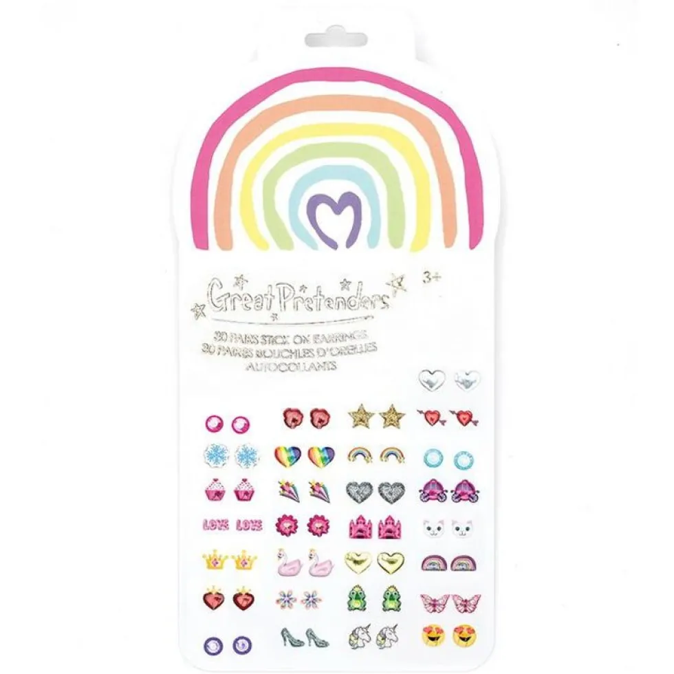 Sticker Øreringe Rainbow Love