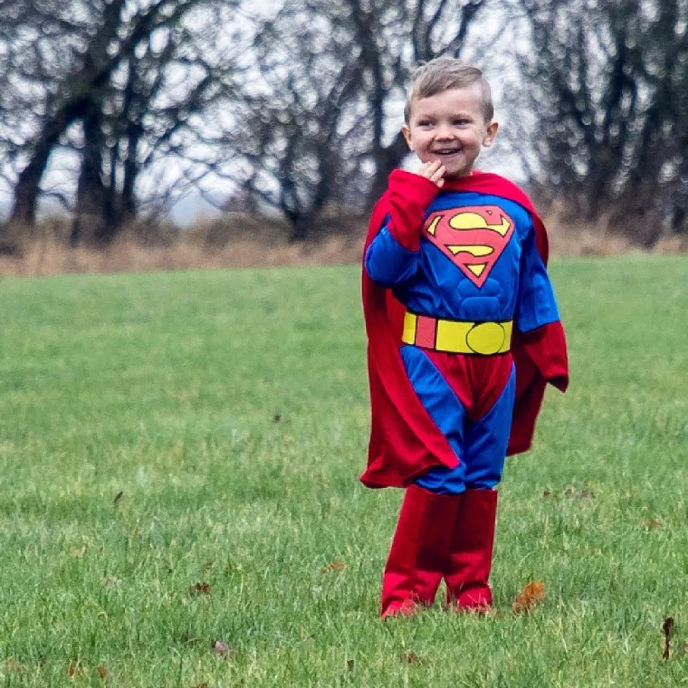 Superman Udklædning med Muskler
