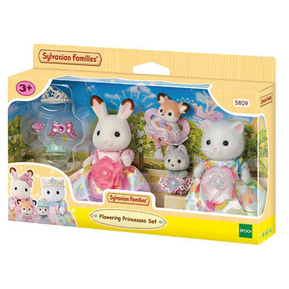 Sylvanian Blomstrende Prinsessesæt, 4 Figurer