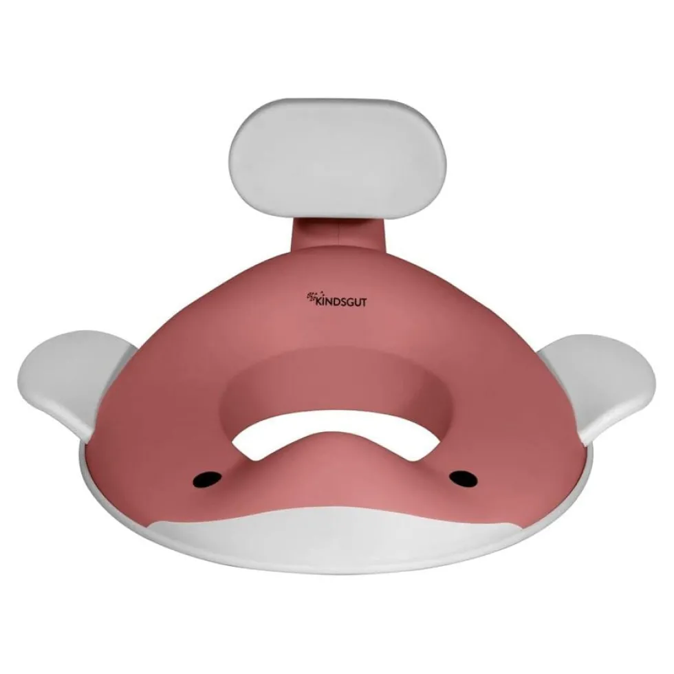 Toiletsæde Hval Dusty Pink