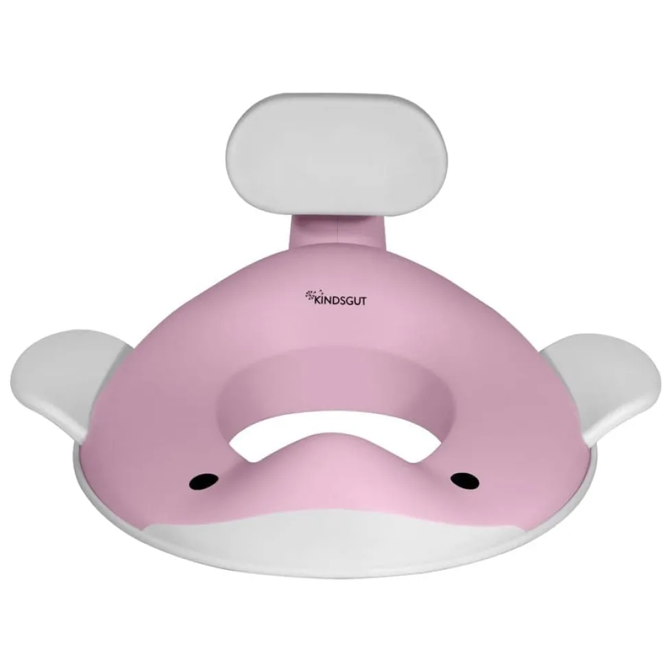 Toiletsæde Hval Pink