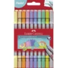 Tusser Dobbelt Tyk/Tynd Pastel (10 stk)