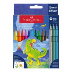 Tusser med Dino (13 stk + Stickers)