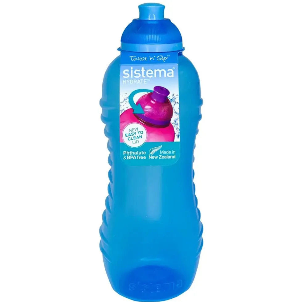 Twist 'n' Sip Flaske i Blue (460 ml)